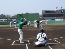 城南球場の初試合、ペガサス３連勝