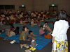 夏休みこども映画会に１５０人の親子
