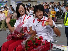 みなさんと勝ち取った金メダル