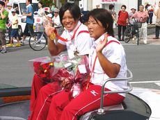 みなさんと勝ち取った金メダル
