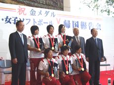 みなさんと勝ち取った金メダル